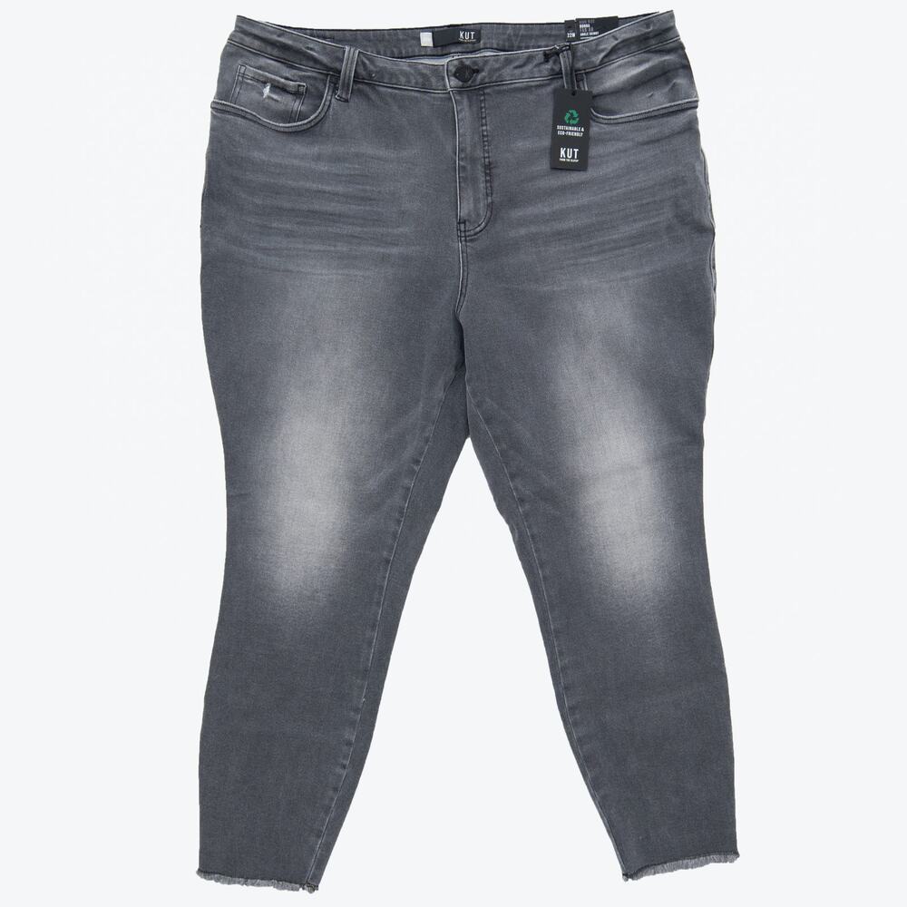 Kut From The Kloth Donna High Rise Fab AB Ankle Skinny Jeans Size 22